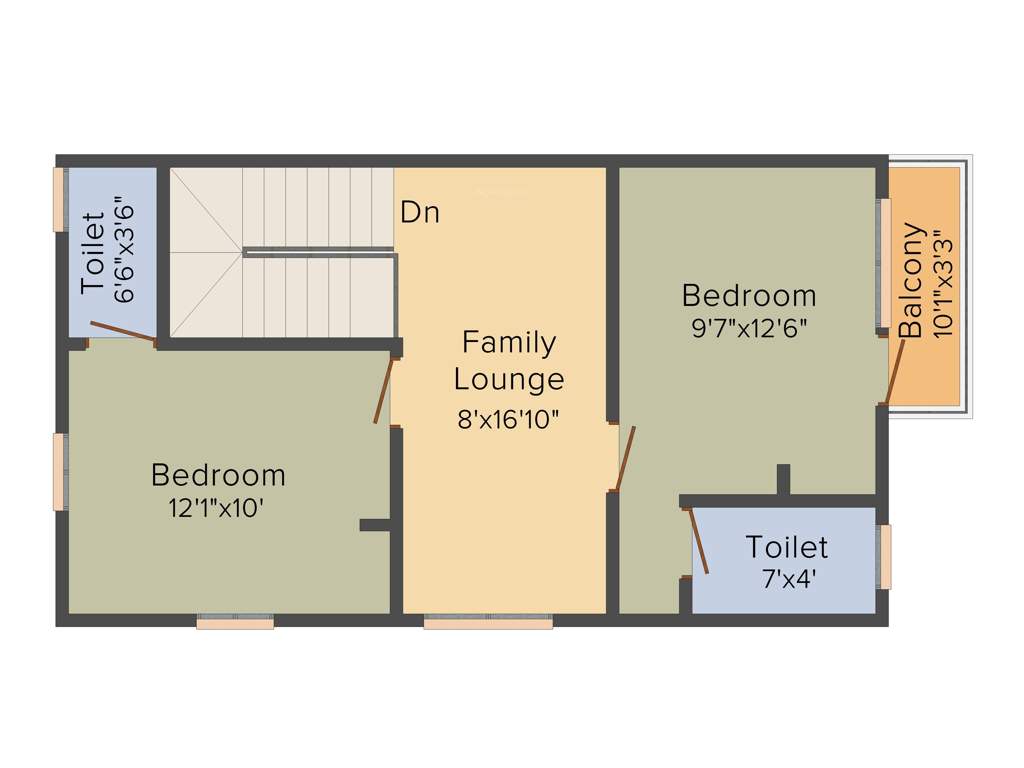 JMM Daffodil Villas (3BHK+3T (1,275 sq ft) 1275 sq ft)