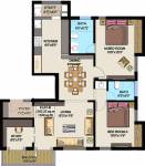 Gatala Sukriti (2BHK+2T (1,100 sq ft) + Study Room 1100 sq ft) Gatala Sukriti (2BHK+2T (1,100 sq ft) + Study Room 1100 sq ft)