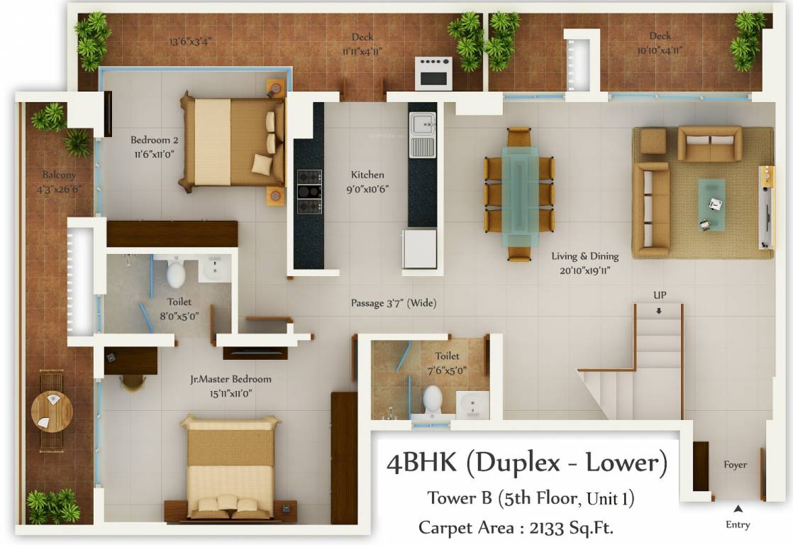 TATA Avenida (4BHK+4T (3,240 sq ft) 3240 sq ft)