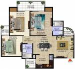 Adarsh Mantra Meadows (3BHK+3T (1,295 sq ft) 1295 sq ft)