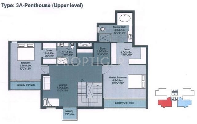 Unitech Habitat (3BHK+3T (3,734 sq ft) 3734 sq ft)