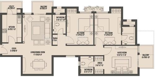 Umang Monsoon Breeze (3BHK+3T (1,730 sq ft) 1730 sq ft) Umang Monsoon Breeze (3BHK+3T (1,730 sq ft) 1730 sq ft)