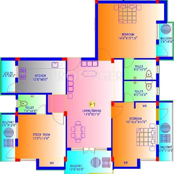 Vertical Guru Kripa Enclave (3BHK+3T (1,672 sq ft) 1672 sq ft) Vertical Guru Kripa Enclave (3BHK+3T (1,672 sq ft) 1672 sq ft)