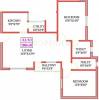 Antony Park Wood 2 (2BHK+2T (1,004 sq ft) 1004 sq ft)