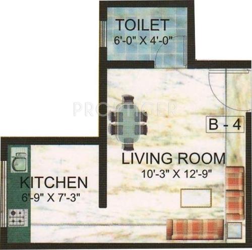 Tirupati Swarna Kalash (1BHK+1T (315 sq ft) 315 sq ft)