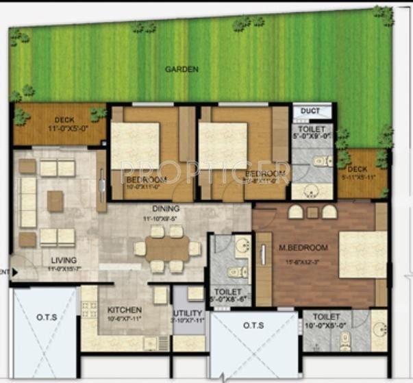 Zed Enclave (3BHK+3T (1,597 sq ft) 1597 sq ft) Zed Enclave (3BHK+3T (1,597 sq ft) 1597 sq ft)