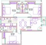 Subiksha Milestone (3BHK+3T (1,190 sq ft) 1190 sq ft)