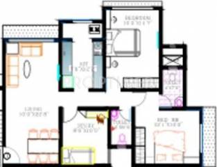 Kabra Nalanda (2BHK+2T (1,160 sq ft) + Study Room 1160 sq ft) Kabra Nalanda (2BHK+2T (1,160 sq ft) + Study Room 1160 sq ft)