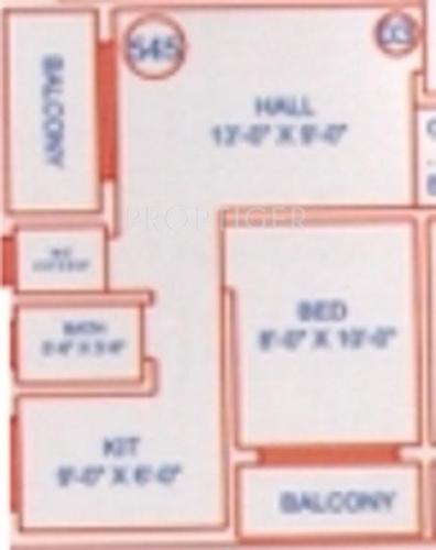 Shree Mahavir Krishna Park (1BHK+1T (545 sq ft) 545 sq ft)