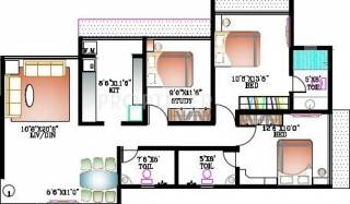 Kabra New Vinay (3BHK+3T (1,575 sq ft) 1575 sq ft) Kabra New Vinay (3BHK+3T (1,575 sq ft) 1575 sq ft)