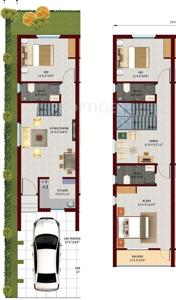 1233 Sq Ft 3 Bhk Floor Plan Image Annai Builders Real Estate radhana 1 Available For Sale Rs In 33 91 Lacs Proptiger Com