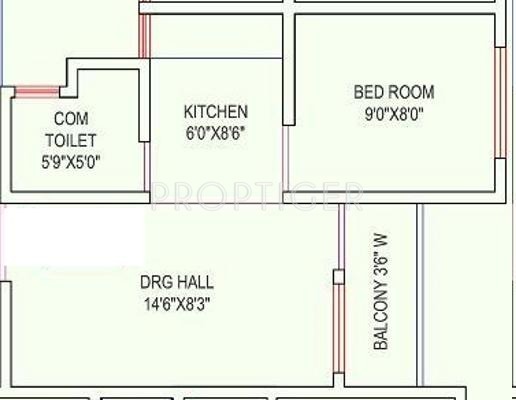 Milestone Vrindavan Park (1BHK+1T (435 sq ft) 435 sq ft)