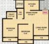Dolphin Jasmine Apartment (2BHK+2T (896 sq ft) 896 sq ft)