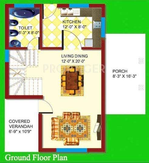 Garnet Crystal Springs Residences (2BHK+3T (1,869 sq ft) 1869 sq ft)