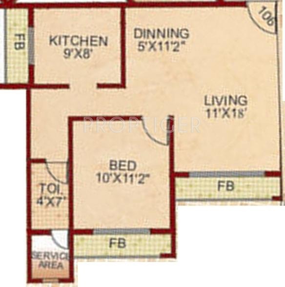 Zenith Bhoomi Harmony (1BHK+1T (948 sq ft) 948 sq ft) Zenith Bhoomi Harmony (1BHK+1T (948 sq ft) 948 sq ft)