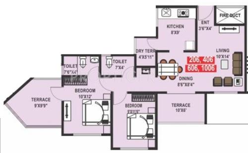 Sai Bhargav Nath Infra Abalone (2BHK+2T (1,045 sq ft) 1045 sq ft) Sai Bhargav Nath Infra Abalone (2BHK+2T (1,045 sq ft) 1045 sq ft)
