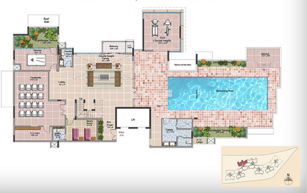  neptunes courtyard Floor Plan Medium Level Floor