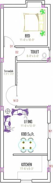 Rampon The Sapthagiri Garden (1BHK+1T (600 sq ft) 600 sq ft) Rampon The Sapthagiri Garden (1BHK+1T (600 sq ft) 600 sq ft)