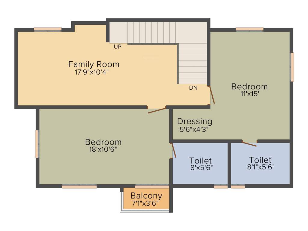 KE Palm County (4BHK+3T (2,800 sq ft) + Pooja Room 2800 sq ft)