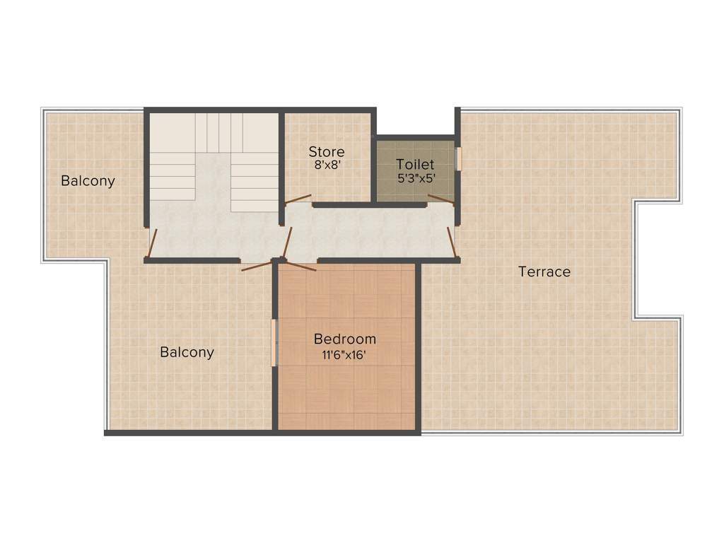 Aftek Housing Villa (3BHK+2T (1,000 sq ft) 1000 sq ft)