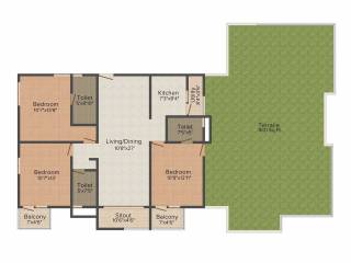 Mahaveer Amaze (3BHK+3T (1,449 sq ft) 1449 sq ft) Mahaveer Amaze (3BHK+3T (1,449 sq ft) 1449 sq ft)