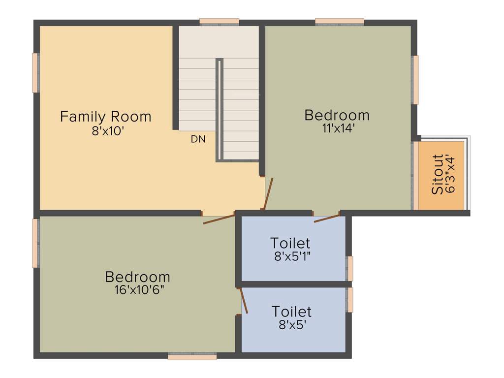 KE Palm County (3BHK+4T (2,150 sq ft) 2150 sq ft)