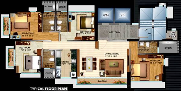 Swastik Flair (4BHK+4T (2,600 sq ft) 2600 sq ft)