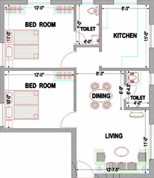 Arthi Thiruvarul (2BHK+2T (800 sq ft) 800 sq ft) Arthi Thiruvarul (2BHK+2T (800 sq ft) 800 sq ft)