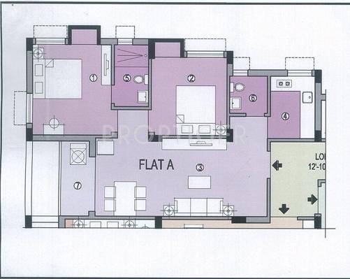 Ganguly 4 Sight Vidyasagar (2BHK+2T (1,025 sq ft) 1025 sq ft)