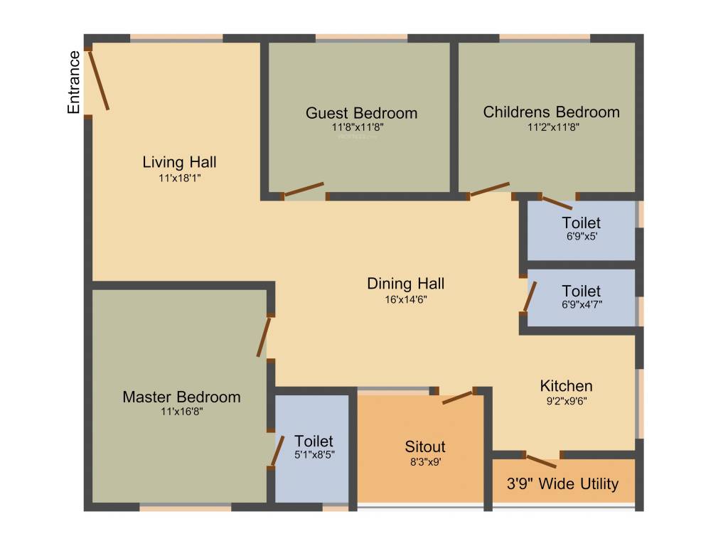 Anuradha Siri Jewel (3BHK+3T (1,625 sq ft) 1625 sq ft) Anuradha Siri Jewel (3BHK+3T (1,625 sq ft) 1625 sq ft)