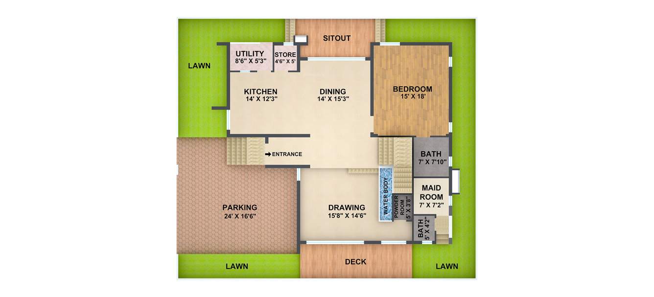 Shanta Spring Valley (4BHK+4T (4,145 sq ft) + Servant Room 4145 sq ft)