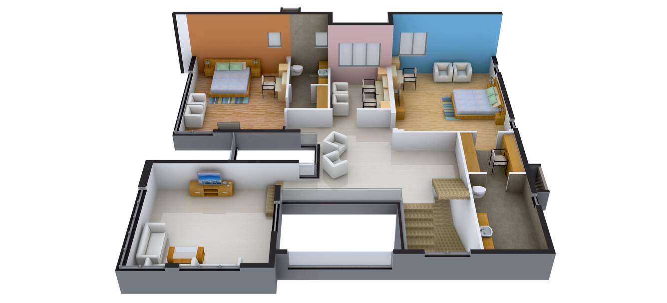 Shanta Spring Valley (4BHK+4T (4,545 sq ft) + Servant Room 4545 sq ft)