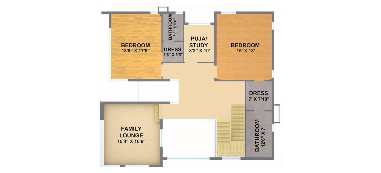 Shanta Spring Valley (4BHK+4T (4,545 sq ft) + Servant Room 4545 sq ft)