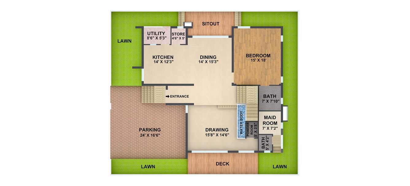 Shanta Spring Valley (4BHK+4T (4,545 sq ft) + Servant Room 4545 sq ft)