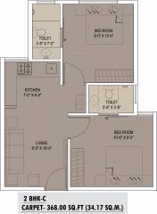 Xrbia Ambi (2BHK+2T (515 sq ft) 515 sq ft) Xrbia Ambi (2BHK+2T (515 sq ft) 515 sq ft)