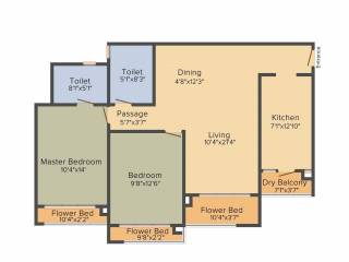 Sonam Indraprasth (2BHK+2T (1,280 sq ft) 1280 sq ft) Sonam Indraprasth (2BHK+2T (1,280 sq ft) 1280 sq ft)