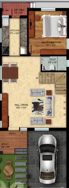 Amudha Rose Lilly And Daisy (3BHK+3T (2,050 sq ft) 2050 sq ft)