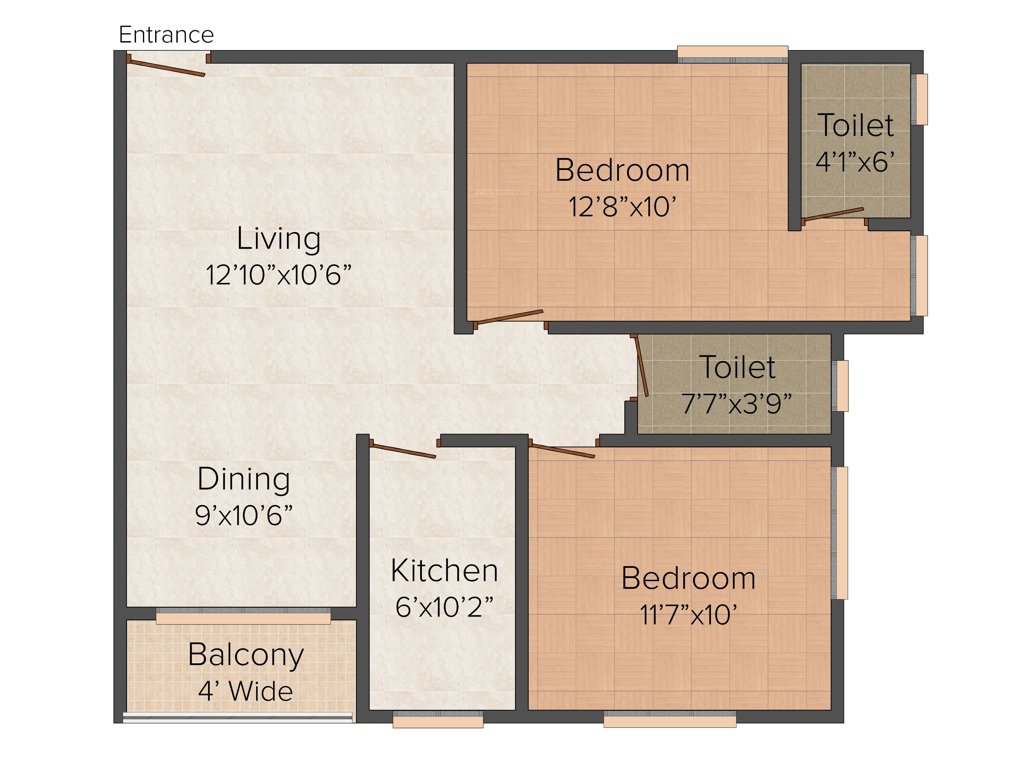 Bhawani Bhawani Dham (2BHK+2T (1,005 sq ft) 1005 sq ft)