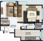 KJ Takashshila Nest (1BHK+1T (676 sq ft) 676 sq ft)