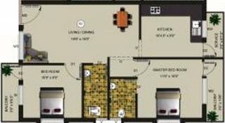Amudha Blossom (2BHK+2T (904 sq ft) 904 sq ft) Amudha Blossom (2BHK+2T (904 sq ft) 904 sq ft)
