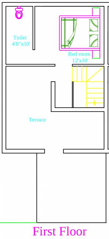 First Floor Plan mono city villa Floor Plan First Floor Plan