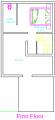 First Floor Plan  mono-city-villa Floor Plan First Floor Plan