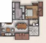 Floor Plan (2BHK+2T) Sumanth Sreshta Vasanth Floor Plan (2BHK+2T)