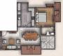 Floor Plan (2BHK+2T) Sumanth Sreshta Vasanth Floor Plan (2BHK+2T)