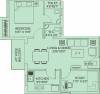 Siddha Aangan (1BHK+2T (768 sq ft)   Study Room 768 sq ft)