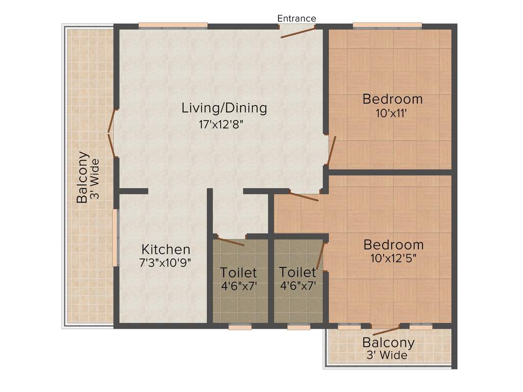 Anubhava Sai Paramesh (2BHK+2T (1,000 sq ft) 1000 sq ft)