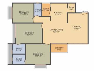Siddhivinayak Omkar Lotus (3BHK+3T (2,025 sq ft) 2025 sq ft) Siddhivinayak Omkar Lotus (3BHK+3T (2,025 sq ft) 2025 sq ft)