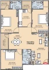 Vishwaas Vishwaas Aashiyana (3BHK+3T (1,705 sq ft) 1705 sq ft) Vishwaas Vishwaas Aashiyana (3BHK+3T (1,705 sq ft) 1705 sq ft)