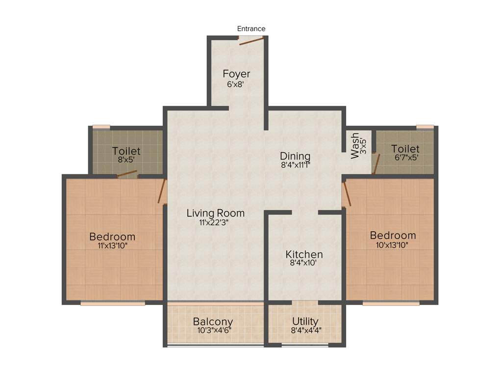 Indrasai Indra Keerthi Sadan (2BHK+2T (1,275 sq ft) 1275 sq ft)