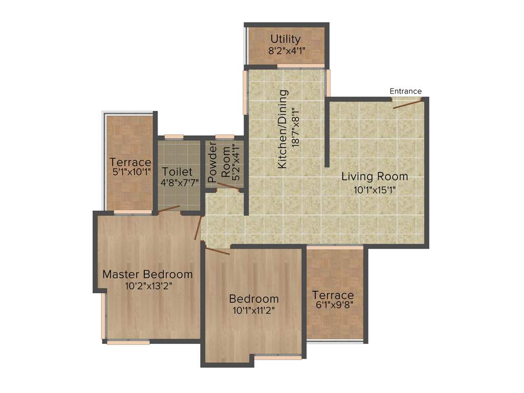 Mittal Akshardham (2BHK+2T (1,030 sq ft) 1030 sq ft)